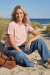 Prepair Alba t-shirt i rosa med broderi I Dresslab