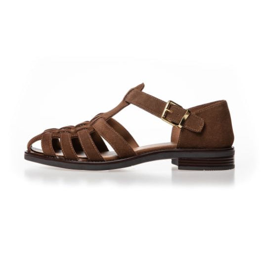 Copenhagen Shoes Daisy brun I Sandal i ruskind I Dresslab