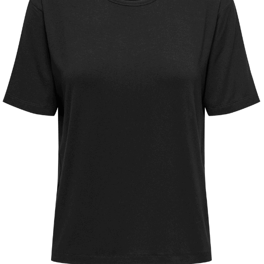JDY Mila T-shirt | Classic sort t-shirt med rund hals