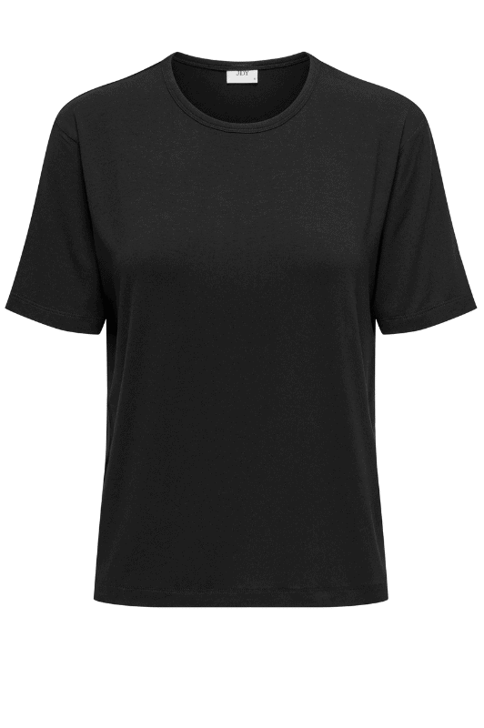 JDY Mila T-shirt | Classic sort t-shirt med rund hals