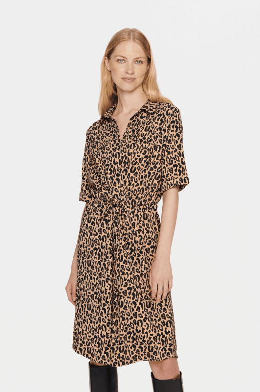 Saint Tropez Valda dress | leo print dress