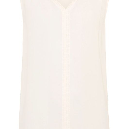 Ofelia Agnes Top | Fin hverdagstop i offwhite I Dresslab
