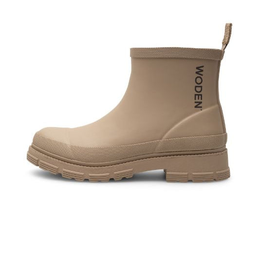 WODEN Alison warm waterproof | Sandfarvet cool gummistøvle med foer