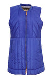 Ofelia Trix vest | Quiltet denimblå vest