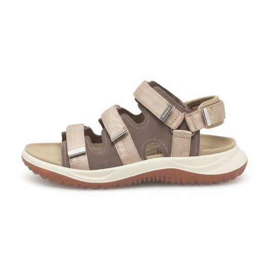Woden Caroline | fleksibel sandal i sand I Dresslab