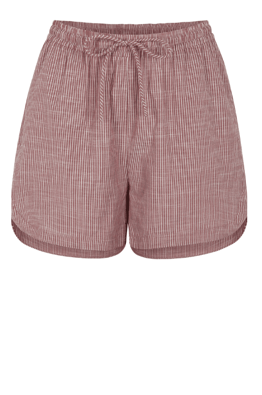Soft Rebels Ebbi shorts |Bomuldsshorts i rød strib