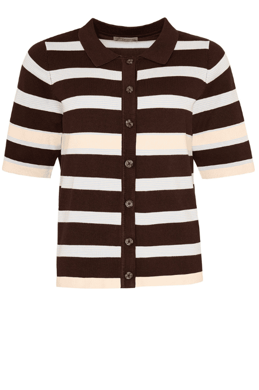 Ofelia Bine knit I Fin strikket cardigan i strib