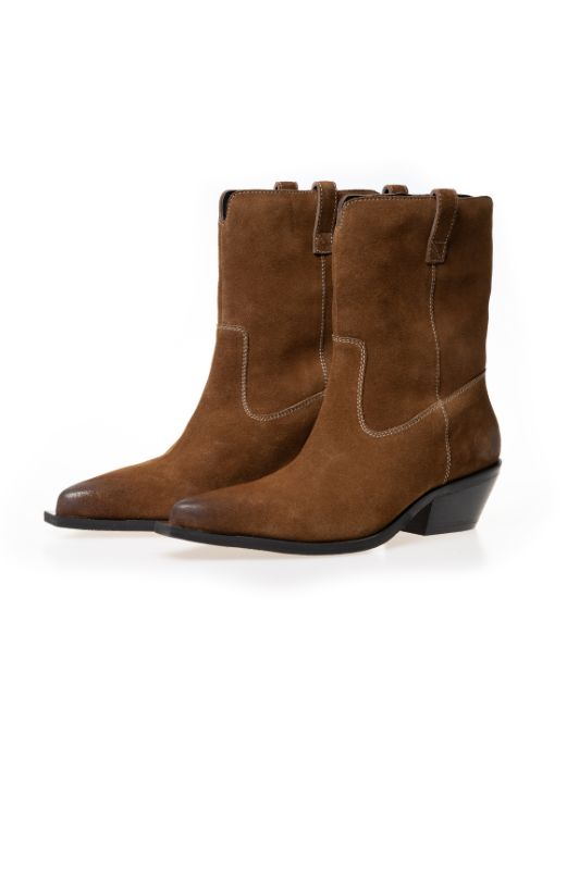 Copenhagen Shoes The Couture Walk I Brun ruskindsstøvle