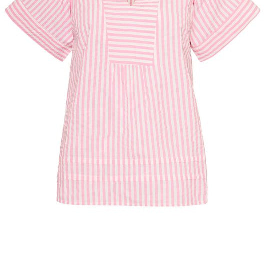 Ofelia Magda stribet top i pink I Dresslab