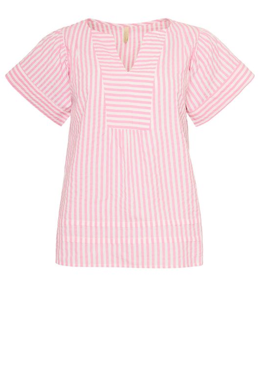 Ofelia Magda stribet top i pink I Dresslab
