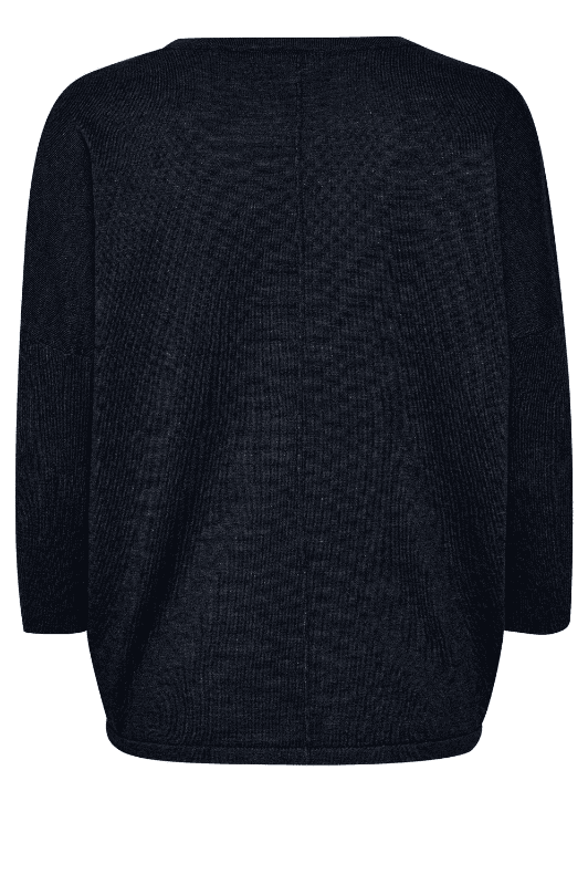 Saint Tropez Mila strik I Pullover i navy