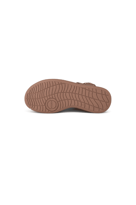 Woden Line sandal | Heritage caramel brun Natural Soft sål