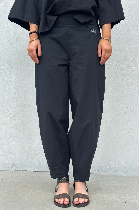 Gaspar Colorado pant  | Poplin buks i sort