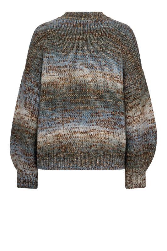 A-View Glitta knit pullover I Cool meleret strik med lurex garn