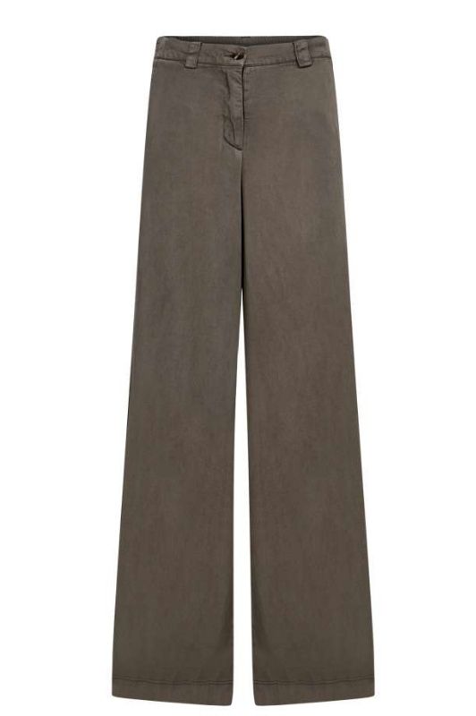 Freequent Lia pant i tencel I Mørk sand