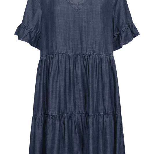 FreeQuent Renna A- shape kjole | Cool denimkjole