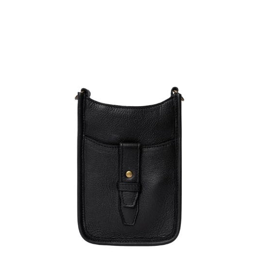Re:Designed Juna small crossbody taske i sort ægte skind