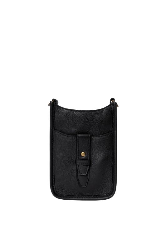 Re:Designed Juna small crossbody taske i sort ægte skind