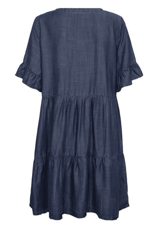 FreeQuent Renna A- shape kjole | Cool denimkjole