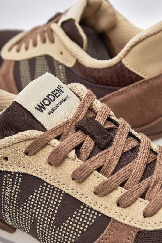 Woden Ronja plateau sneakers | Chokolade