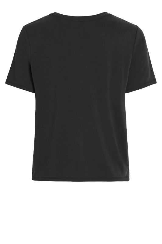 Object Annie t-shirt i sort tencel