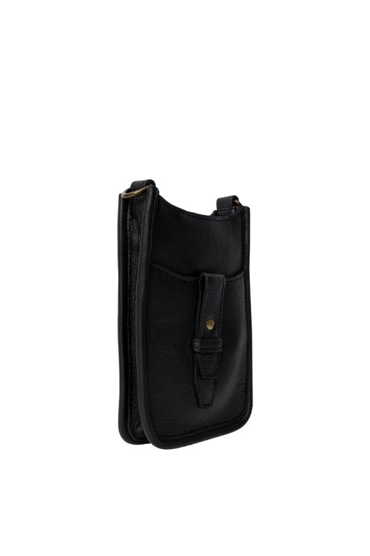 Re:Designed Juna small crossbody taske i sort ægte skind
