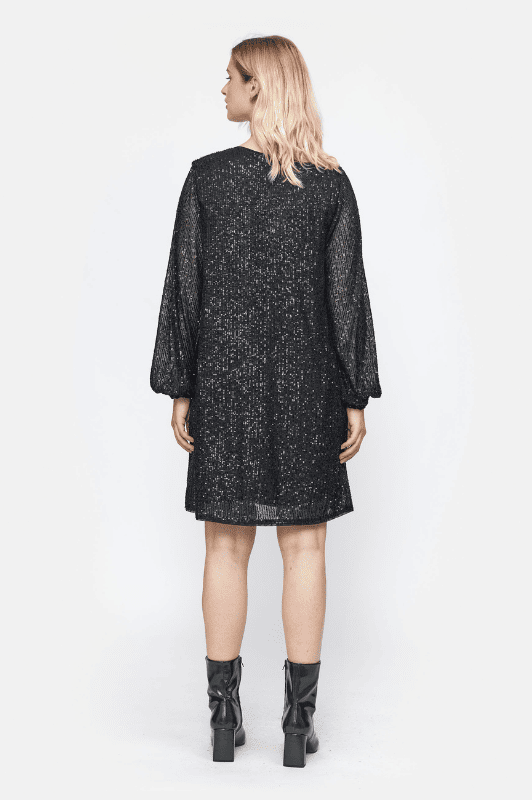 Soft Rebels Aviana Dress | Festlig kjole med pailletter i sort