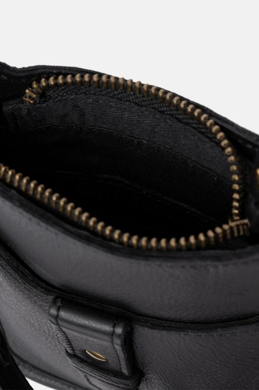Re:Designed Juna small crossbody taske i sort ægte skind