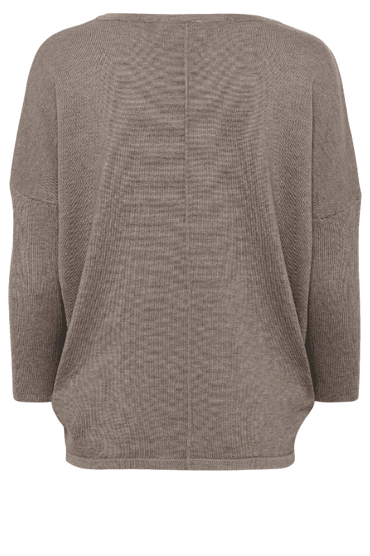Saint Tropez Mila strik I Pullover i mørk sand