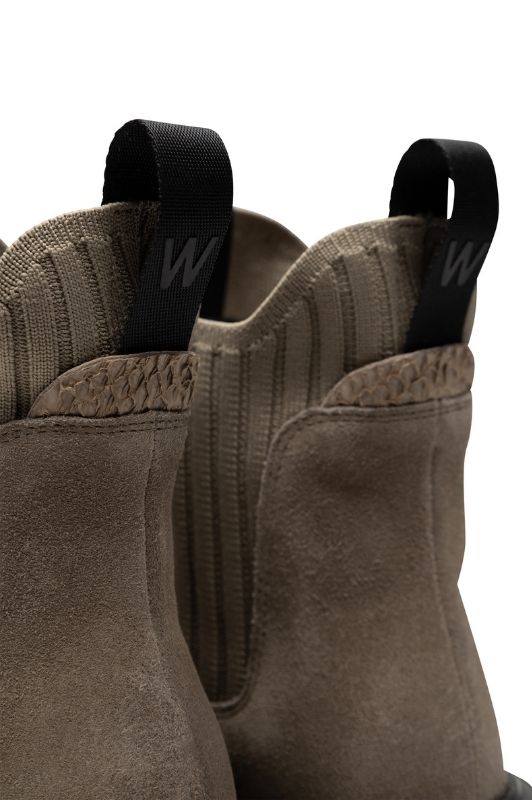 WODEN Isabella Suede | Cool ruskindsstøvle i sand