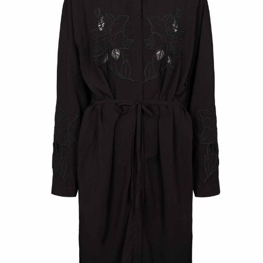 Soft Rebels Nala dress I Kjole i sort med broderi