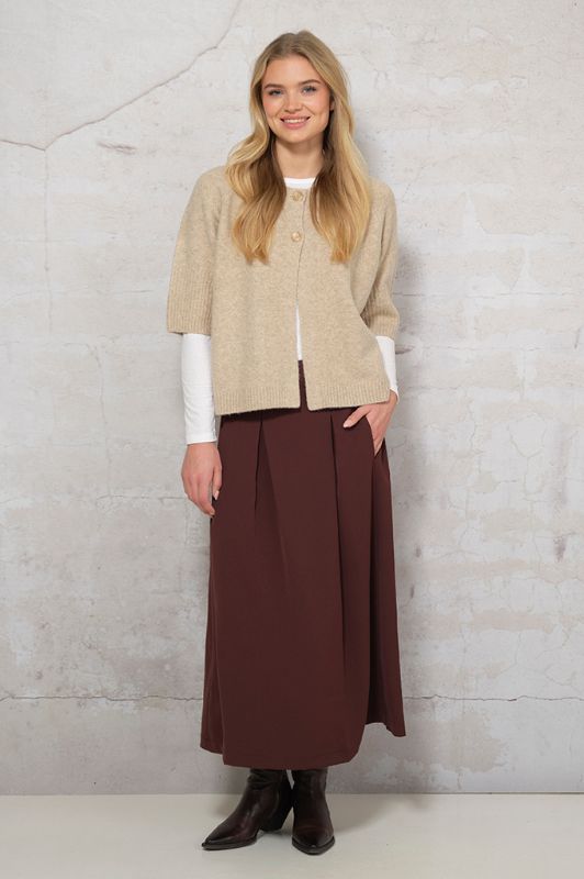 Prepair Naomi Knit | Strikcardigan i sand