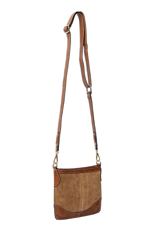 Re:Designed Lucie small crossbody taske cognac ruskind