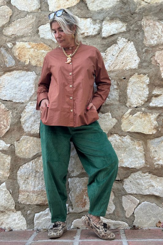 Gaspar Colorado corduroy pant |  Fløjlsbuks i grøn
