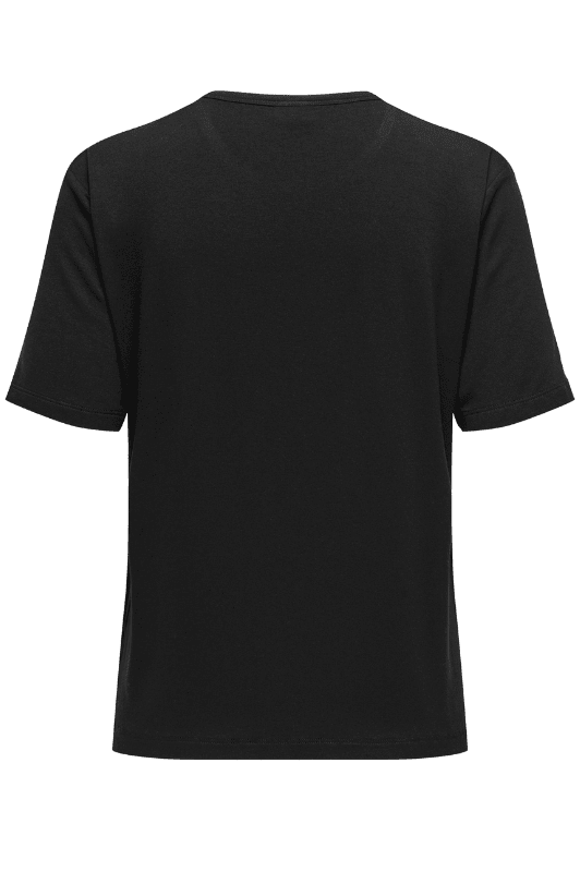 JDY Mila T-shirt | Classic sort t-shirt med rund hals