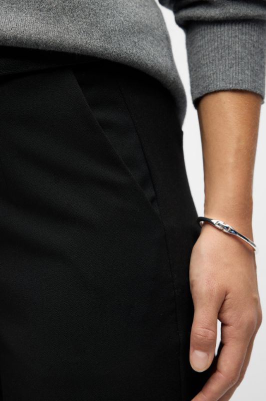 Object Lisa wide pant | Sort pæn buks