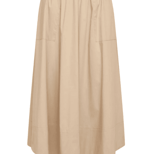 La Rouge Vilma skirt nederdel | Poplin nederdel sand
