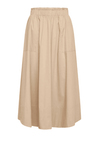 La Rouge Vilma skirt nederdel | Poplin nederdel sand