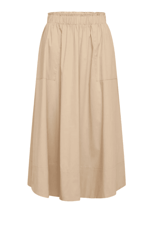 La Rouge Vilma skirt nederdel | Poplin nederdel sand