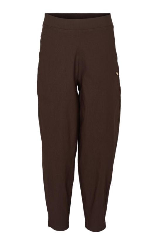 Prepair Celine | Barrelpant i chokoladebrun I Dresslab