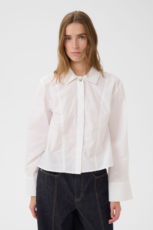 Karen By Simonsen Else shirt i hvid