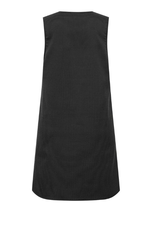 A-View Juliette dress I Spencerkjole i mørkegråt tern