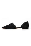 Copenhagen Shoes New Romance | Ballerina i sort med flæse