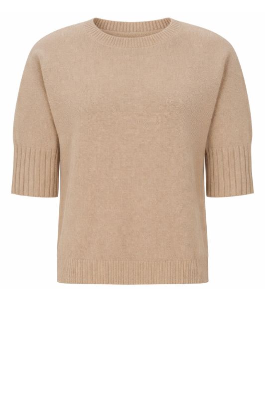 Tooday Arlet strik t-shirt sand