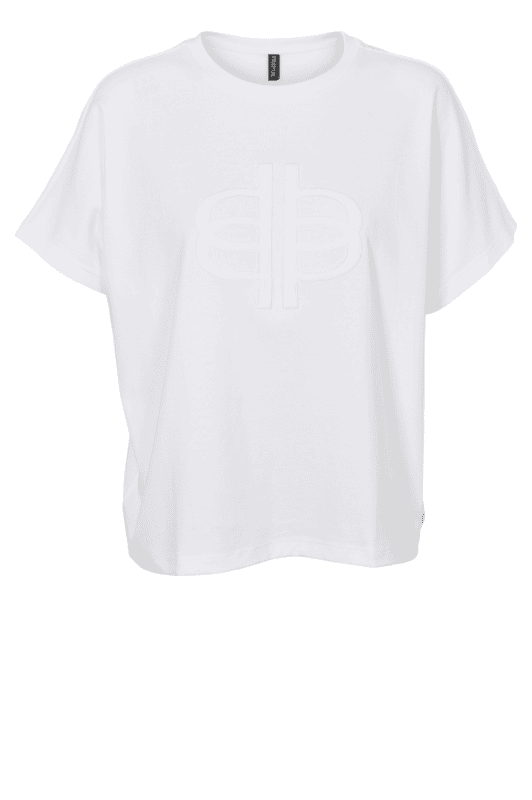 Prepair Alba t-shirt i hvid med broderi I Dresslab