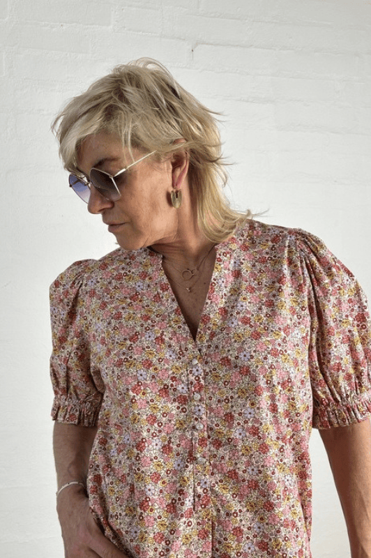 Gaspar Tunø dress | Sødt rosa blomsterprint I Dresslab