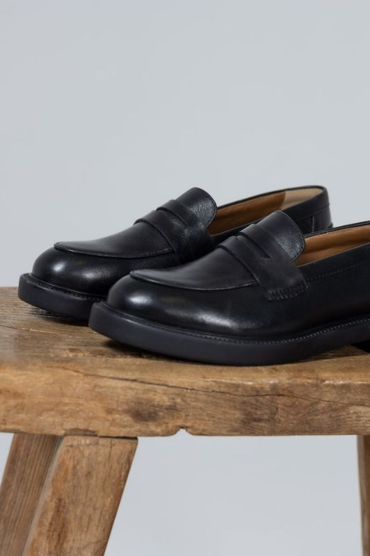 Copenhagen Shoes The beauty sko | Loafer i sort skind