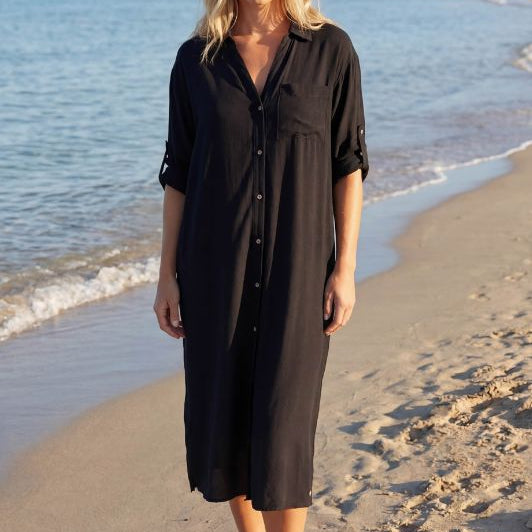 Prepair Thalia dress | Sort maxikjole til ferien