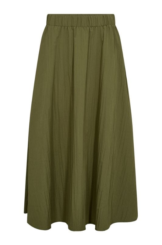 Freequent Fenny skirt | A-shape nederdel i flot grøn