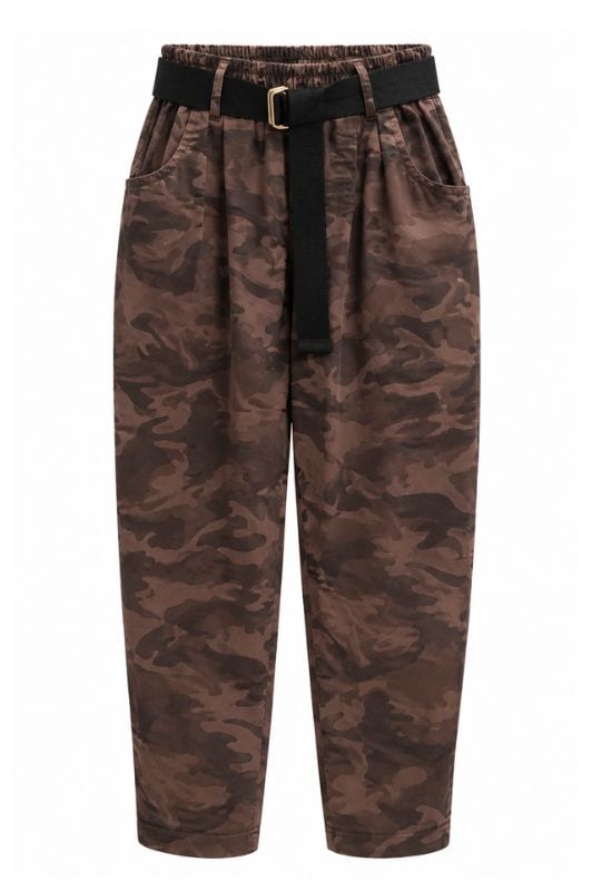 Marc Lauge Ballon pant i brun camoflage